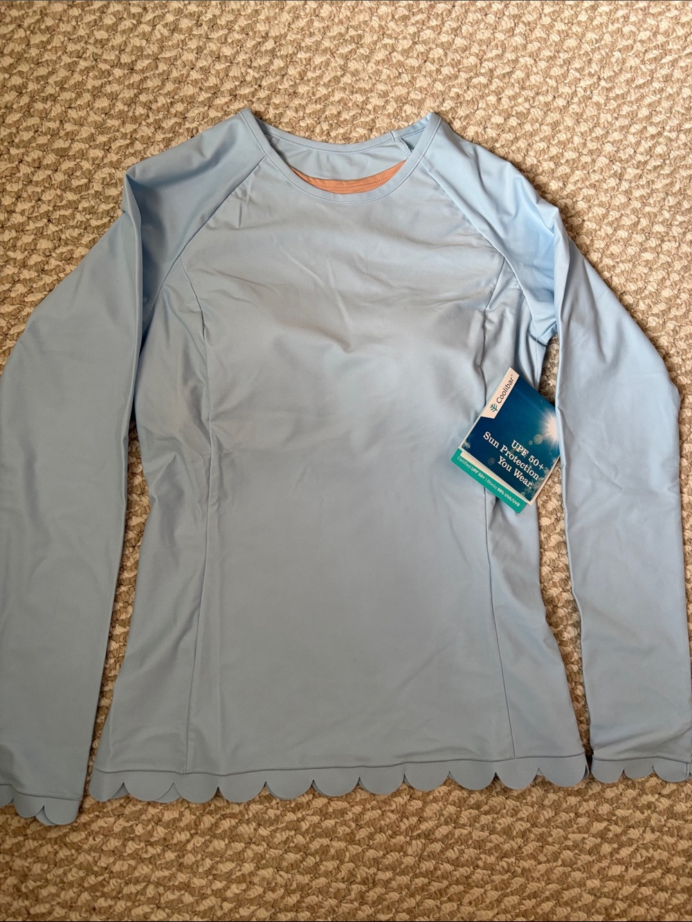 Coolibar Light Blue Women’s UPF 50+ Long-Sleeve Sun Shirt